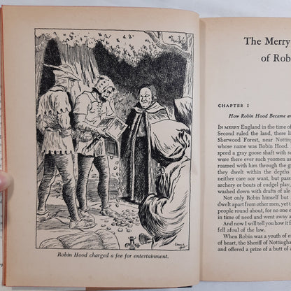 The Merry Adventures of Robin Hood by Howard Pyle; Erwin L. Hess (Very good, 1946, HC, 237 pages, Whitman Publishing)