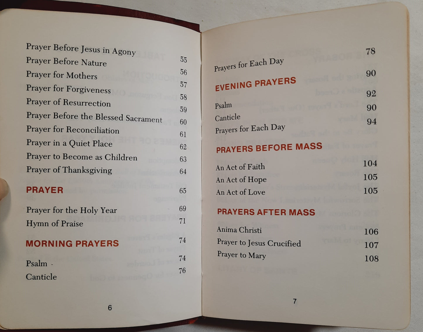 The Pilgrim's Prayer Book Holy Year Edition by The Missionary Oblates of Mary Immaculate (Very good, 1983, Leather, 223 pages, Shrine of Our Lady of the Snows)