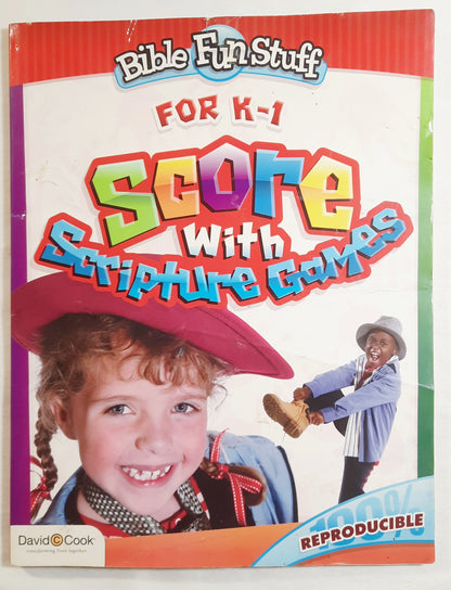 Bible Fun Stuff for K-1 Score with Scripture Games by Dawn Renee Weary (Good, 2008, Pbk, 112 pages, David C. Cook)