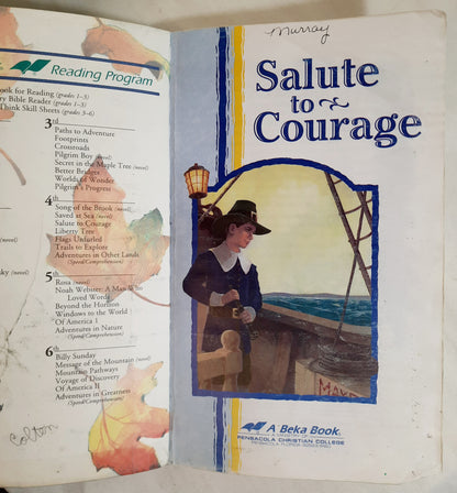 Abeka Salute to Courage Reader 4.1 (Good, 1999, Pbk, 274 pages, A Beka Book)