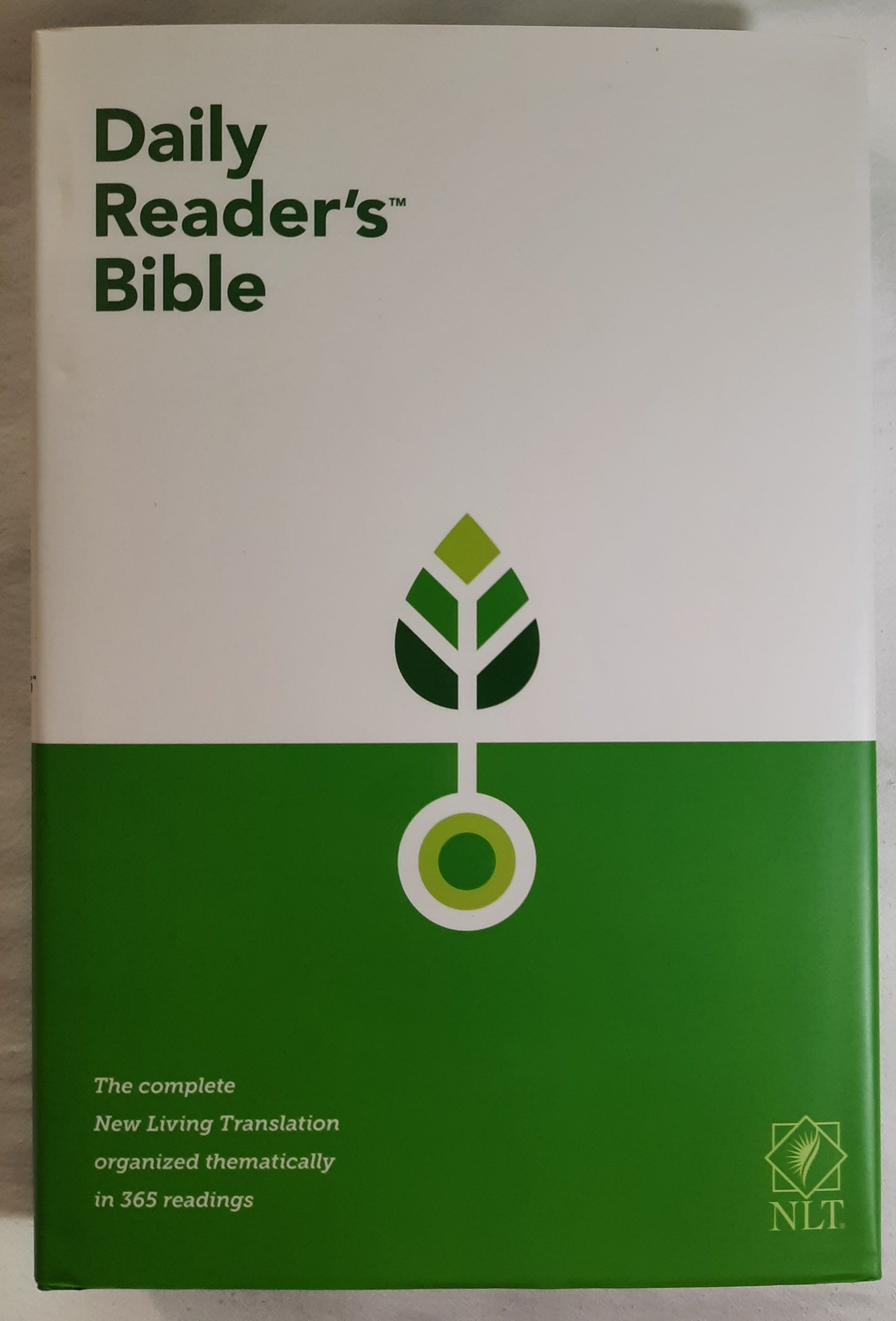 NLT Daily Reader's Bible (New, 2020, HC, 1123 pages, Tyndale House)