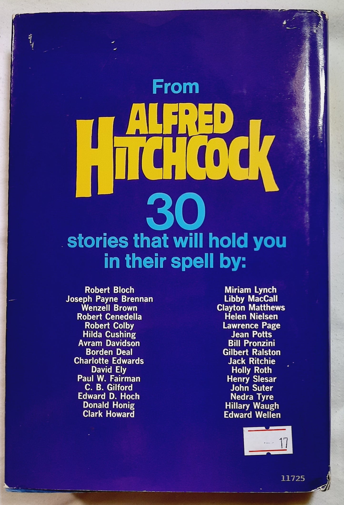 Alfred Hitchcock's Tales to Keep You Spellbound edited by Eleanor Sullivan (Very good, 1976, HC, 381 pages Dial Press)