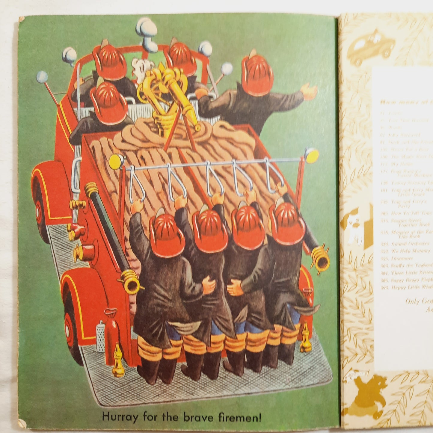 Fire Engines illustrated by Tibor Gergely (Good, 1972, HC, 24 pages, Western Publishing)