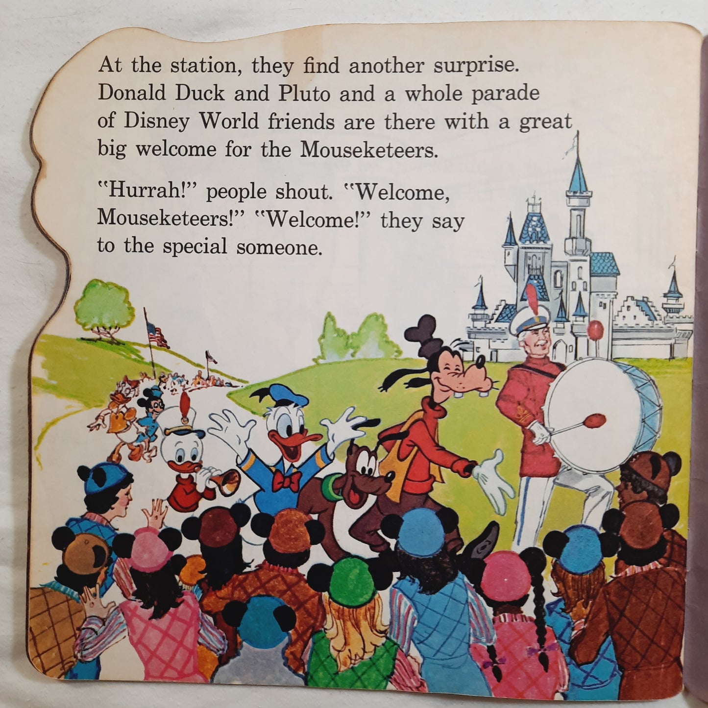 Golden Press: The Mouseketeers' Train Ride by Walt Disney (Good, 1977, Pbk, 24 pages)