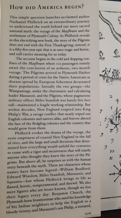 Mayflower: A Story of Courage, Community, and War by Nathaniel Philbrick (Very good, 2006, HC, 462 pages, Viking)
