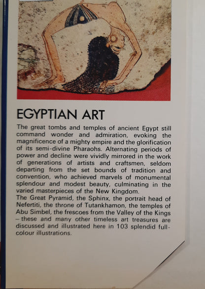 Egyptian Art by Francesco Abbate; H.A. Fields (Good, 1972, HC, 158 pages, Peerage Books)