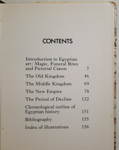 Egyptian Art by Francesco Abbate; H.A. Fields (Good, 1972, HC, 158 pages, Peerage Books)