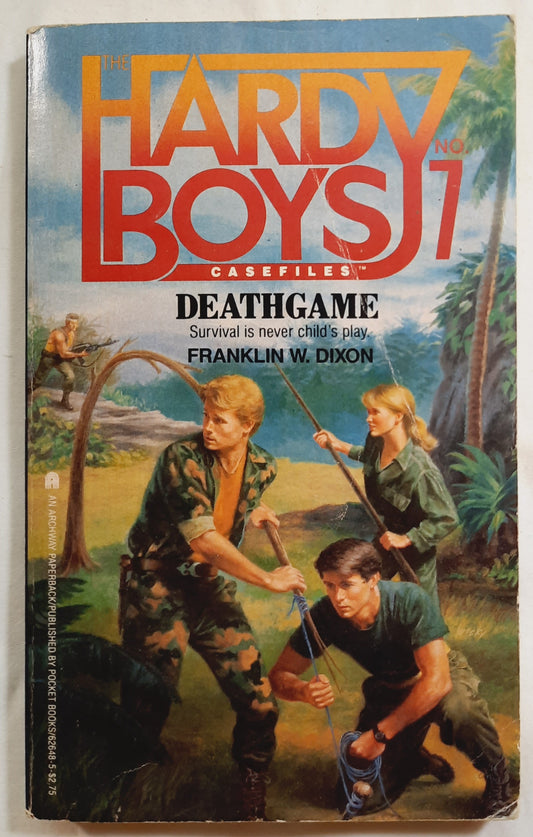 The Hardy Boys Casefiles No. 7: Deathgame by Franklin W. Dixon (Good, 1987, Pbk, 151 pages, Archway)