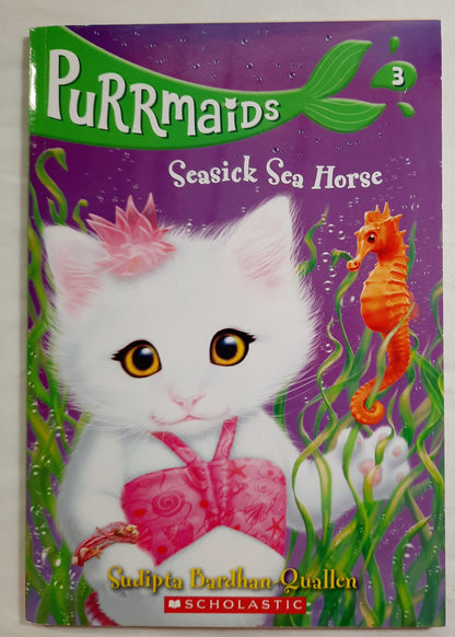 Purrmaids: Seasick Sea Horse by Sudipta Bardhan-Quallen (NEW, 2018, PBK, 96 pages, Scholastic)