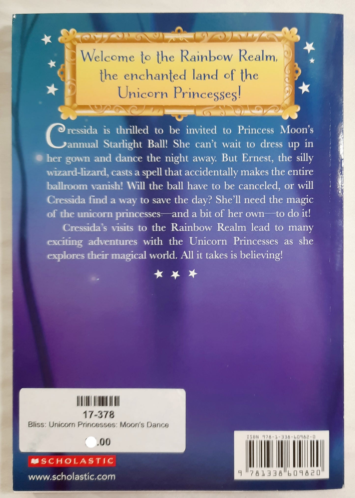 Unicorn Princesses: Moon's Dance by Emily Bliss (NEW, PBk, 2018, Scholastic, 113 pages)