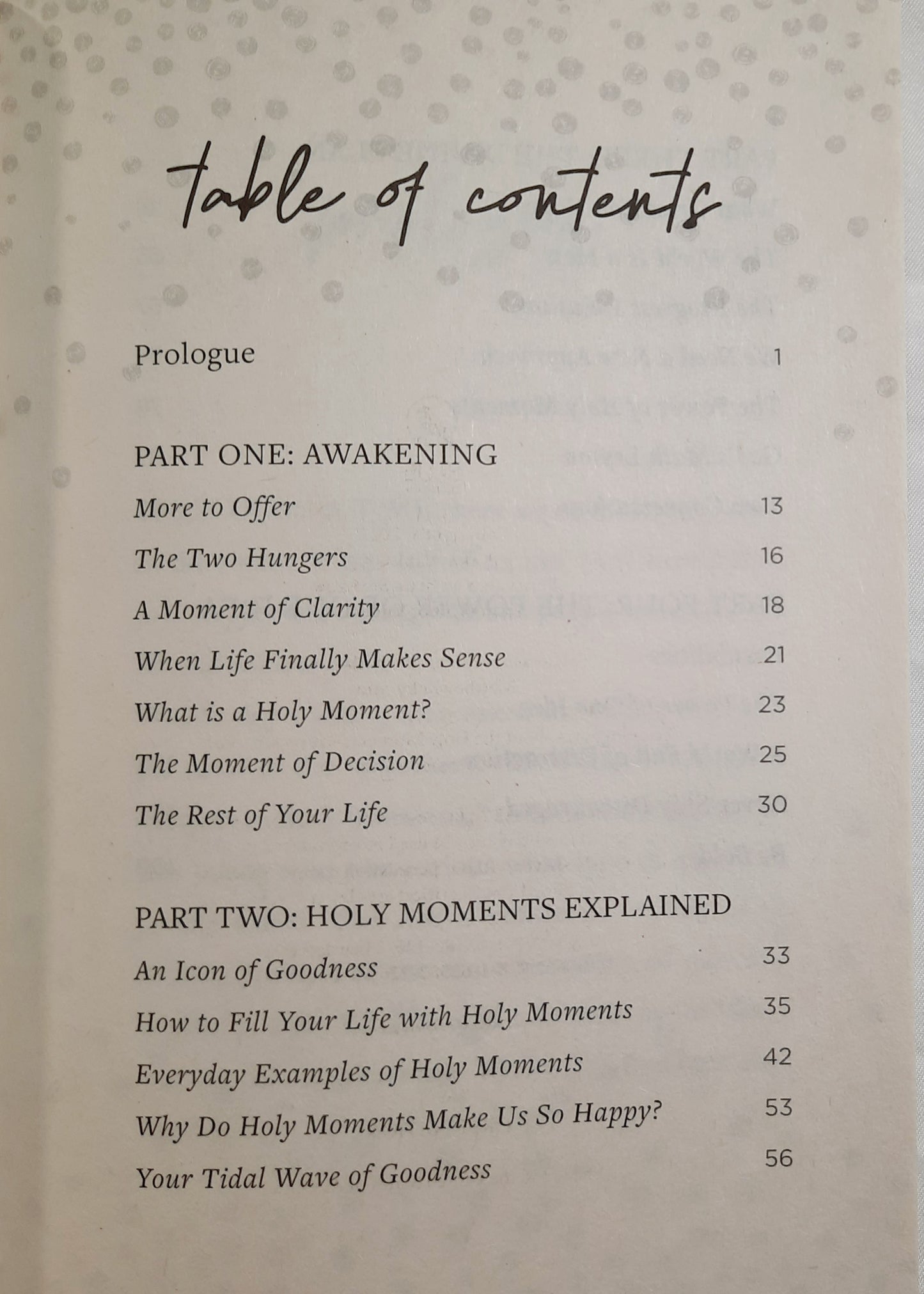 Holy Moments by Matthew Kelly (Very good, 2022, Pbk, 116 pages, Blue Sparrow)