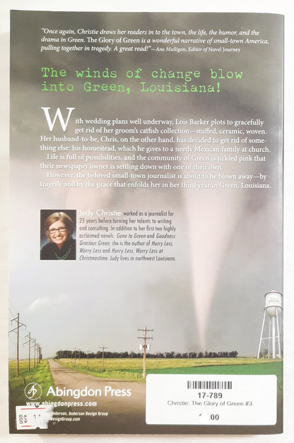The Glory of Green #3 by Judy Christie (The Green Series, New, 2011, Pbk, 257 pages, Abingdon)
