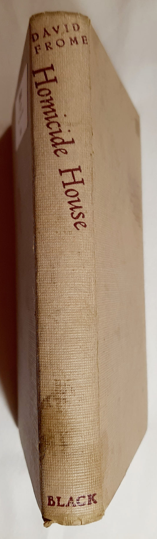 Homicide House by David Frome (Evan Pinkerton Mystery, Good, 1950, HC, 182 pages, Walter J. Black)