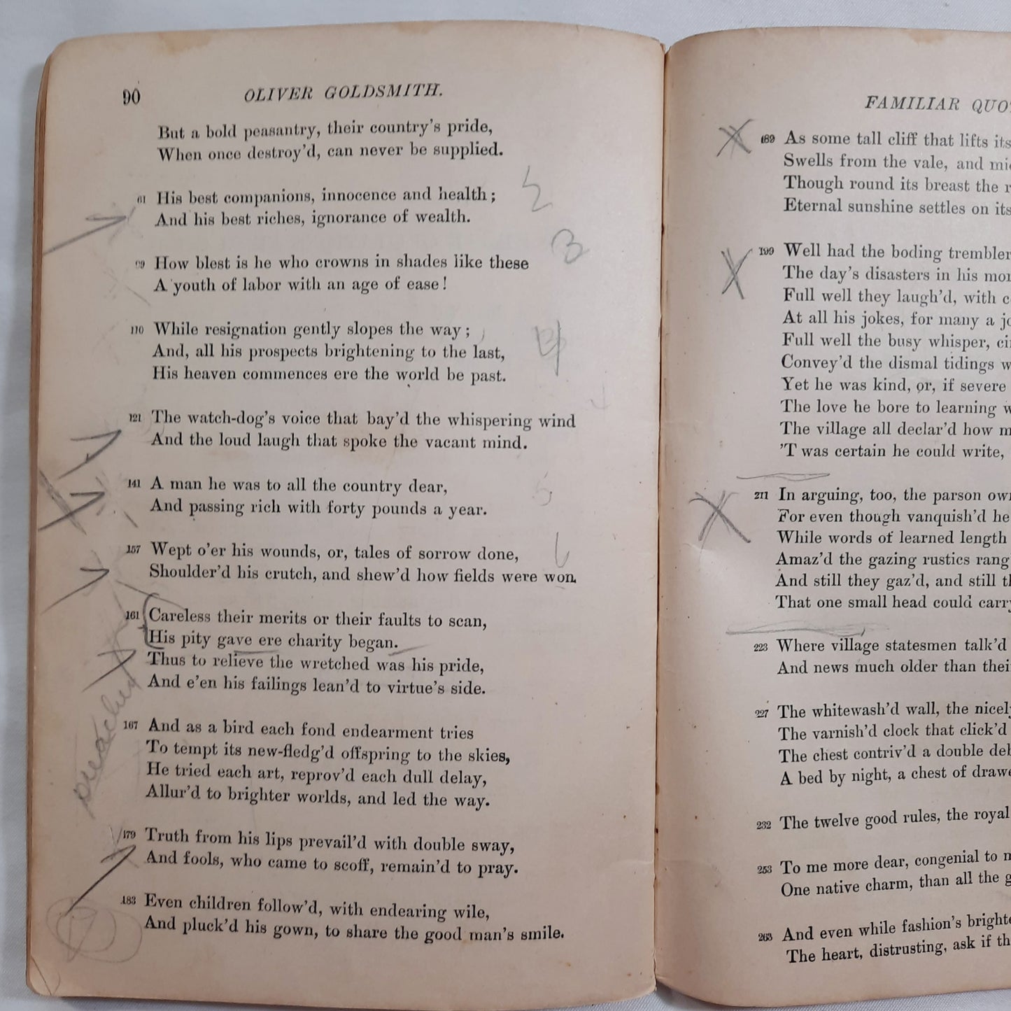 Riverside Literature Series: The Deserted Village, The Traveler and Other Poems by Oliver Goldsmith (Good, 1894, Pbk, 96 pages)