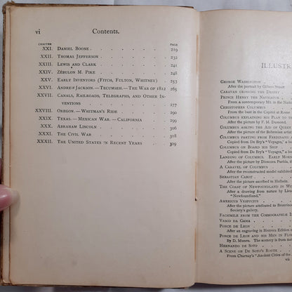 An Elementary History of the United States by A.C. Thomas (Good, 1900, HC, 350 pages, D.C. Heath & Co.)