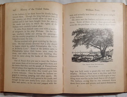 An Elementary History of the United States by A.C. Thomas (Good, 1900, HC, 350 pages, D.C. Heath & Co.)