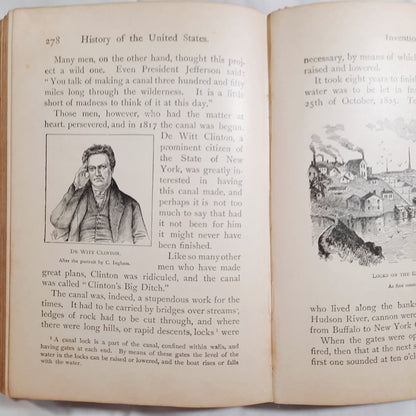 An Elementary History of the United States by A.C. Thomas (Good, 1900, HC, 350 pages, D.C. Heath & Co.)