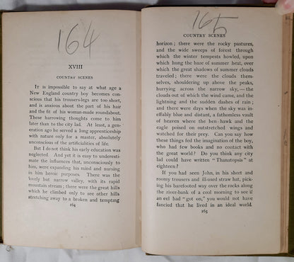 The Riverside Literature Series: Being a Boy by Charles Dudley Warner (Good, 1919, HC, 186 pages, Houghton Mifflin Co.)