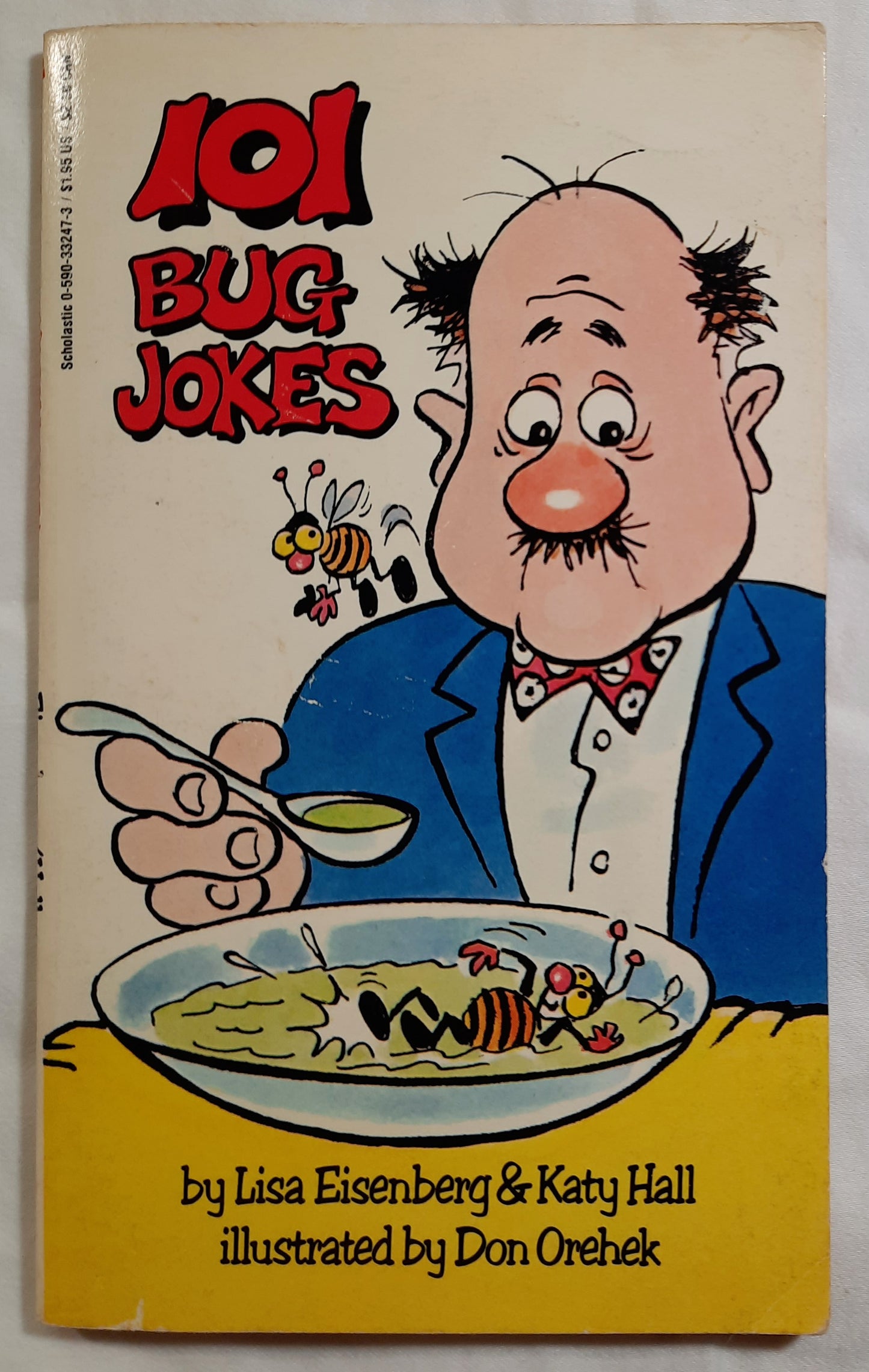 SET 7 Juvenile Jokebooks: 101 Funny Bunny, Hamburger, Summertime, School, Bug, Cat and Dog, Hilarious Jokes by Lisa Eisenberg; Katy Hall (Good to Very good, Pbk, Scholastic)