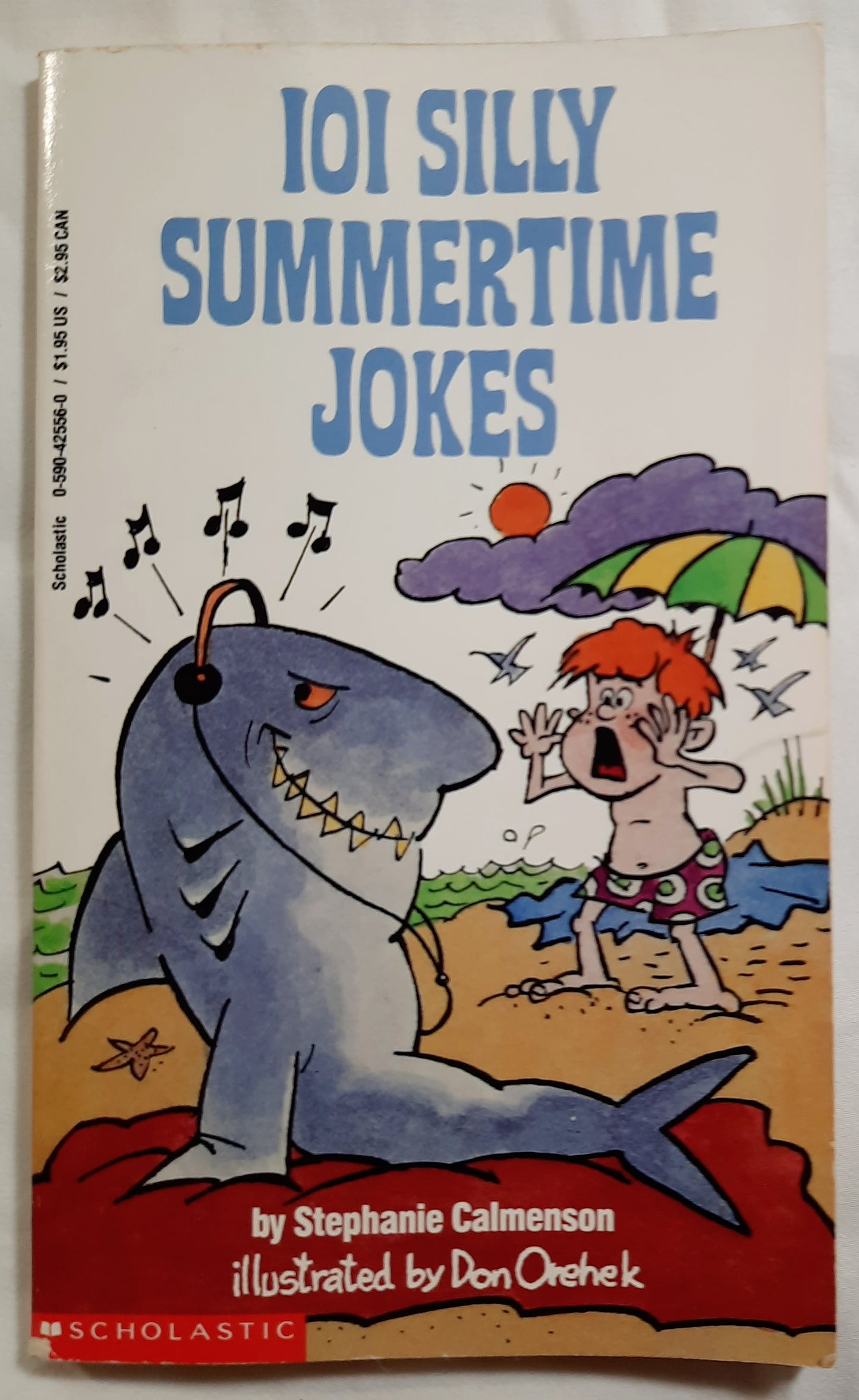 SET 7 Juvenile Jokebooks: 101 Funny Bunny, Hamburger, Summertime, School, Bug, Cat and Dog, Hilarious Jokes by Lisa Eisenberg; Katy Hall (Good to Very good, Pbk, Scholastic)