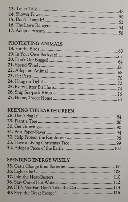 50 Simple Things Kids Can Do to Save the Earth by The EarthWorks Group (Very Good, 1991, Pbk, 156 pages, Scholastic)