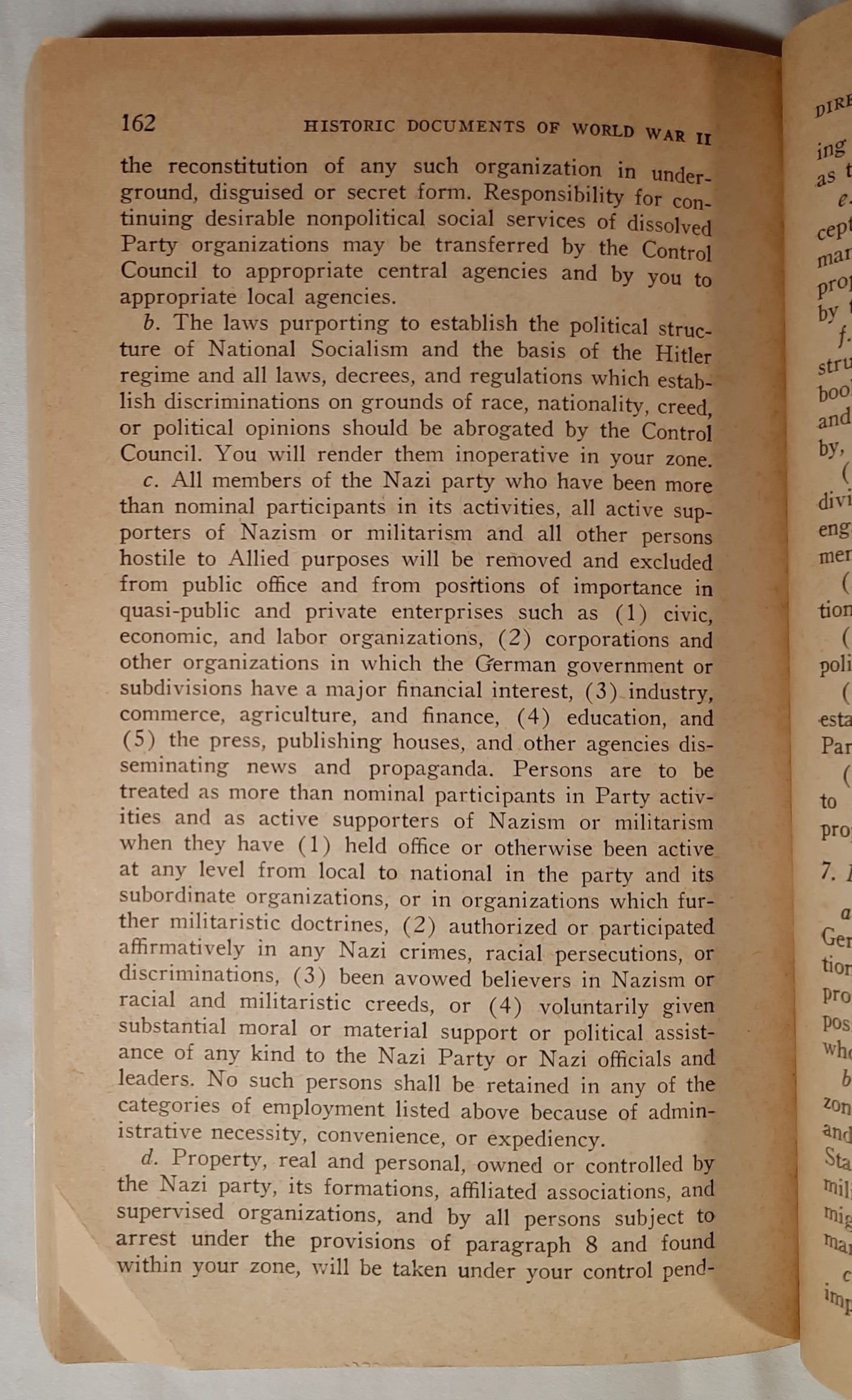 Historic Documents of World War II by Walter C. Langsam (Good, 1958, Pbk, 192 pages, D. Van Nostrand)