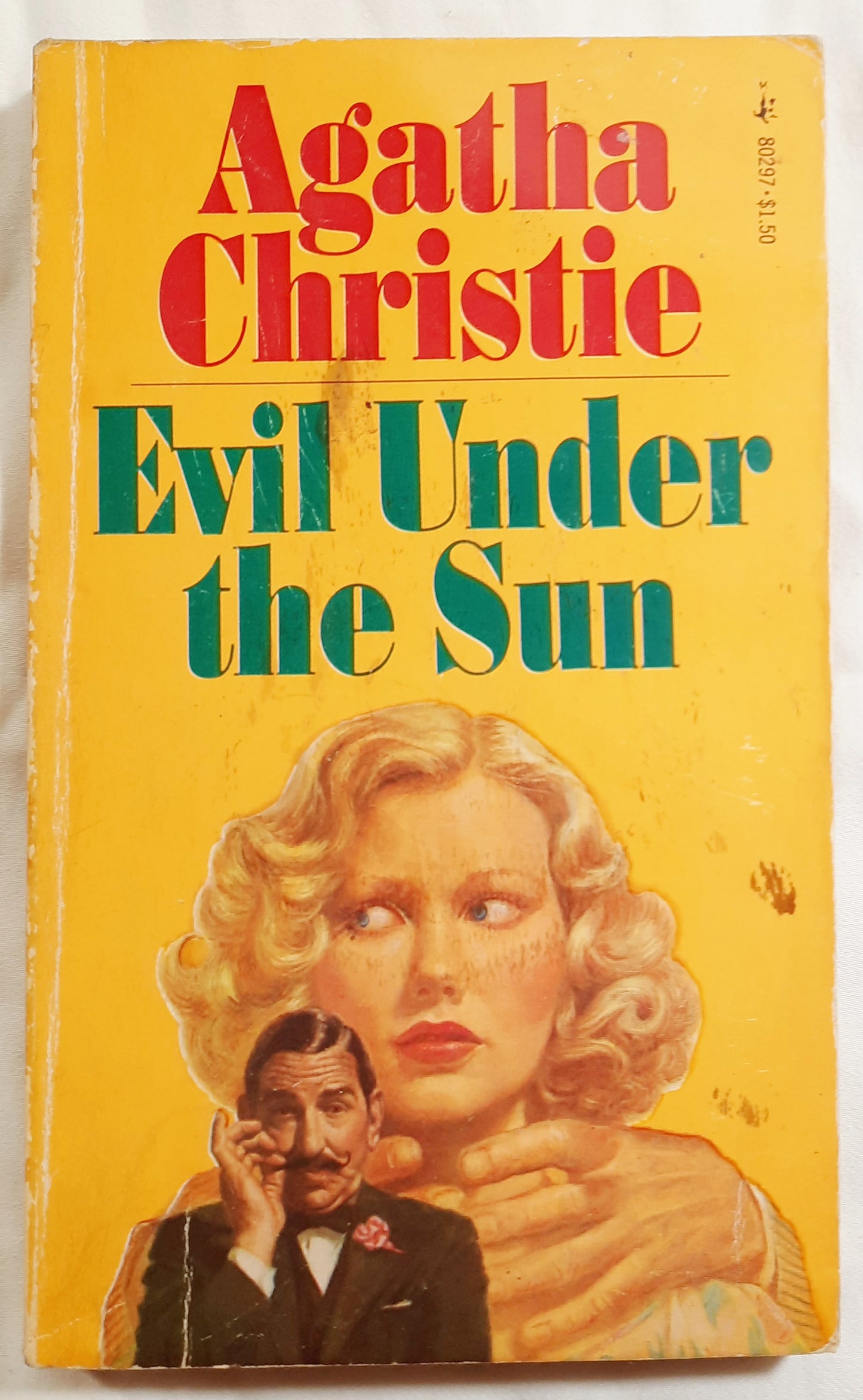 Evil Under the Sun by Agatha Christie (Hercule Poirot, Good, 1975, Pbk, 175 pages, Pocket Books)