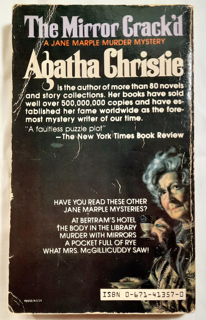 The Mirror Crack'd by Agatha Christie (Jane Marple, Good, 1964, Pbk, 208 pages, Pocket Books)