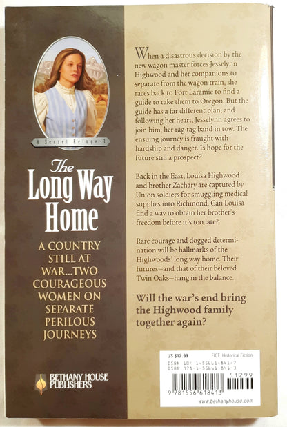 The Long Way Home #3 by Lauraine Snelling (A Secret Refuge, Very good, 2001, Pbk, 288 pages, Bethany House)