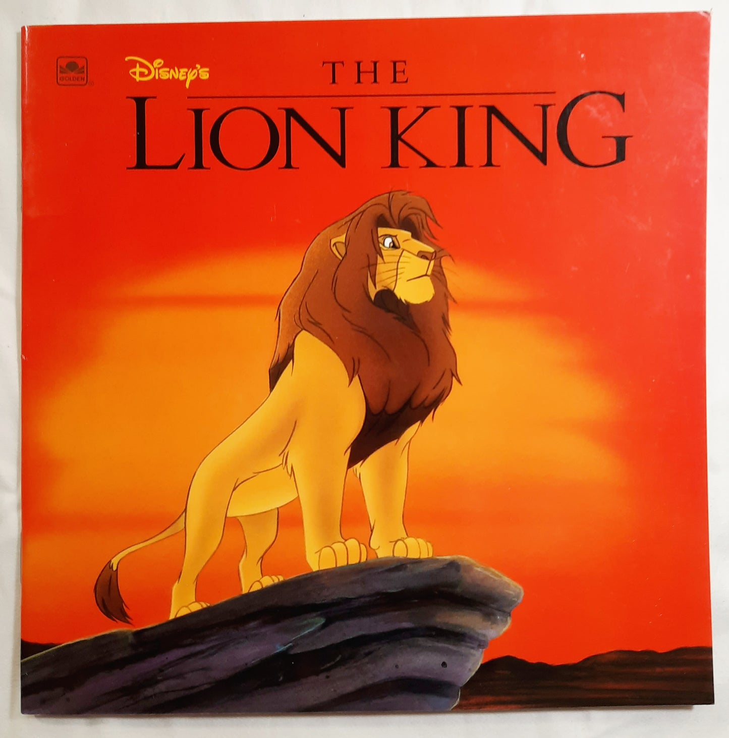 Disney's The Lion King adapted by Margo Hover (Very good, 1994, Pbk, 23 pages, Western Publishing Co.)