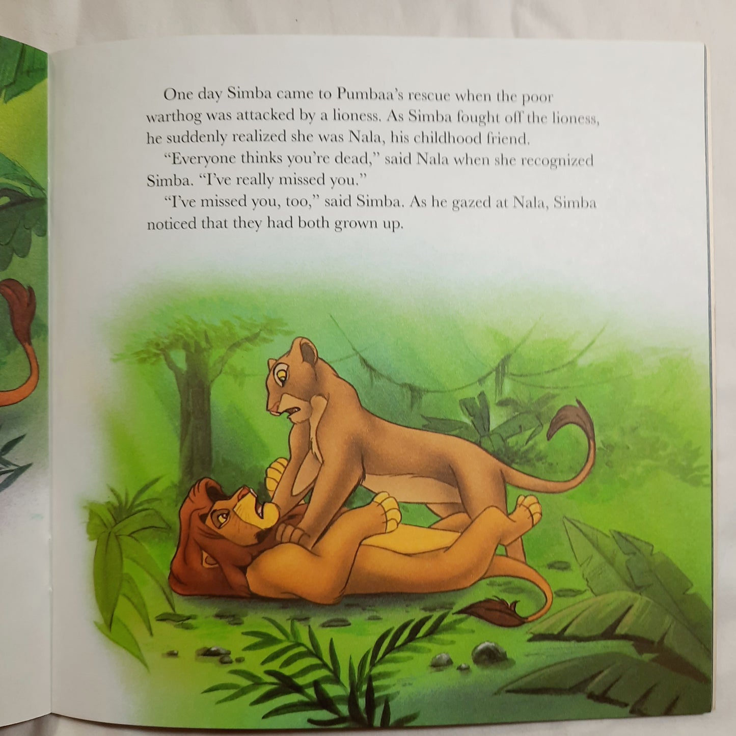 Disney's The Lion King adapted by Margo Hover (Very good, 1994, Pbk, 23 pages, Western Publishing Co.)