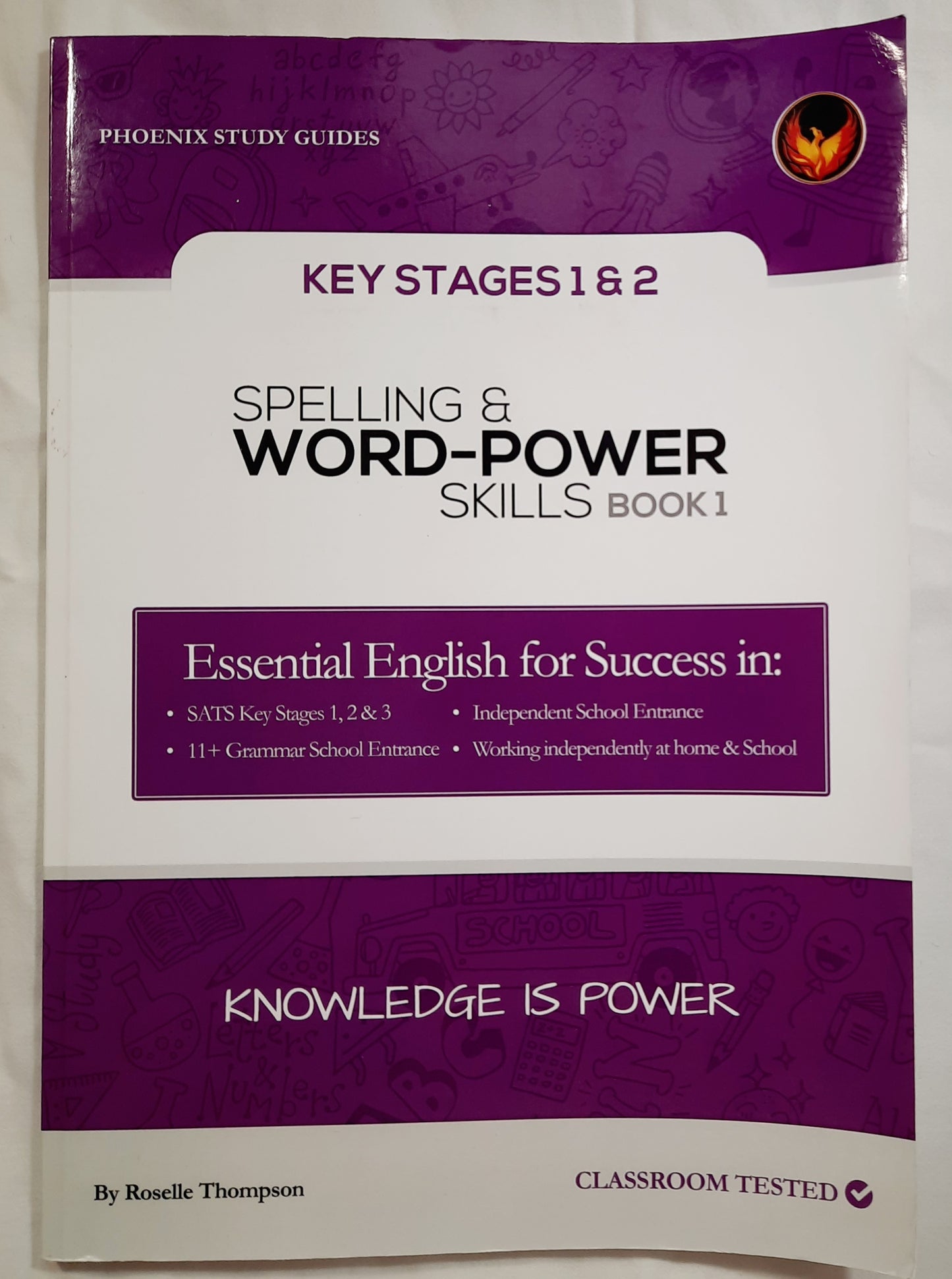 Spelling & Word Power Skills Vol. 1 by Roselle Thompson (New, 2018, Pbk, 76 pages, Eagle Pub.)