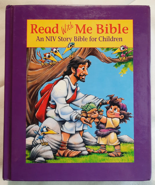 NIV Read with Me Bible: An NIV Story Bible for Children (Good, 1993, HC, 444 pages, Zondervan)