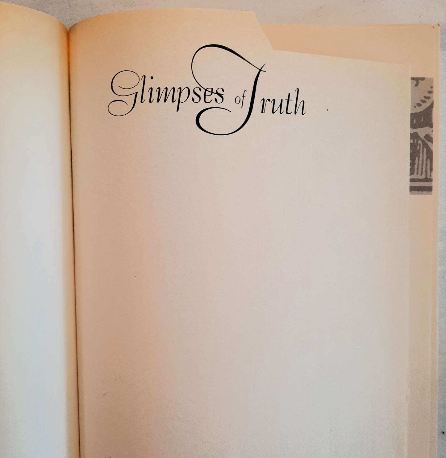 Glimpses of Truth #1 by Jack Cavanaugh (The Wycliffe Translation, Very good, 1999, Pbk, 318 pages, Zondervan)