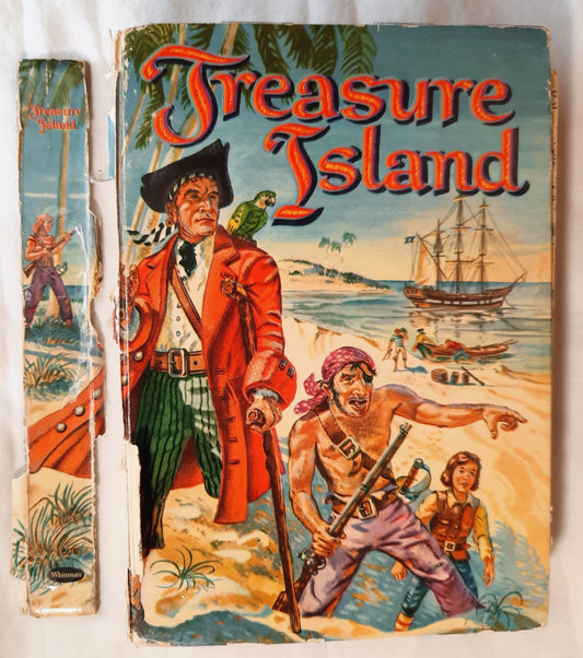 Treasure Island by Robert Louis Stevenson (Acceptable, 1955, HC, 283 pages, Whitman Publishing)