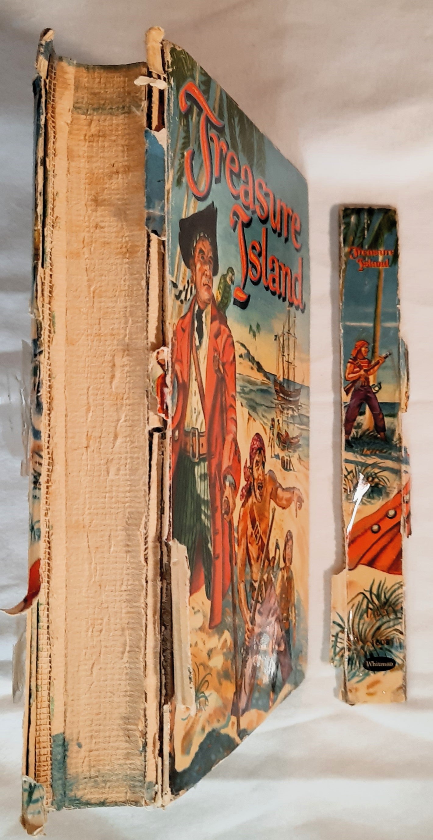 Treasure Island by Robert Louis Stevenson (Acceptable, 1955, HC, 283 pages, Whitman Publishing)