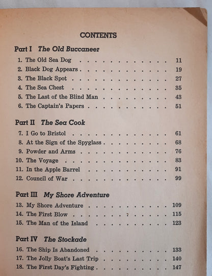 Treasure Island by Robert Louis Stevenson (Acceptable, 1955, HC, 283 pages, Whitman Publishing)