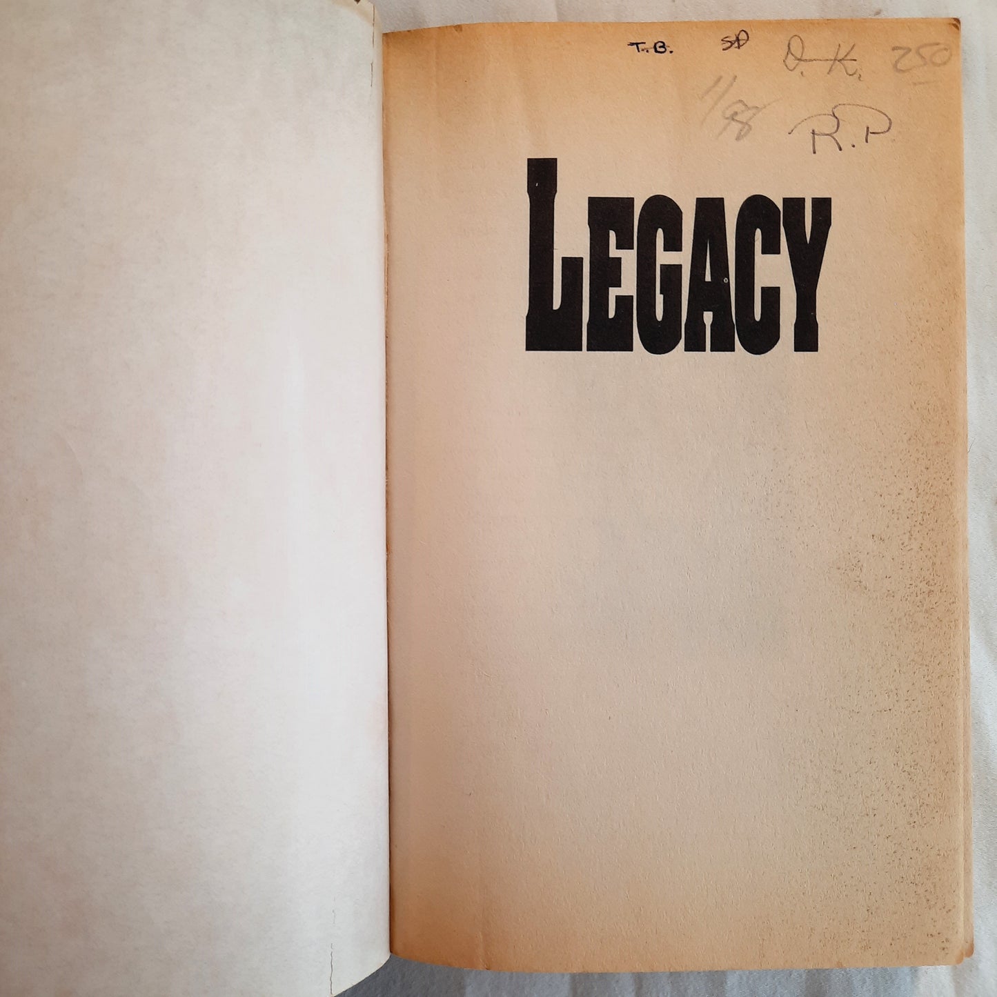 Legacy #1 by Al Lacy (Journeys of the Stranger, Good, 1994, Pbk, 316 pages, Multnomah Books)