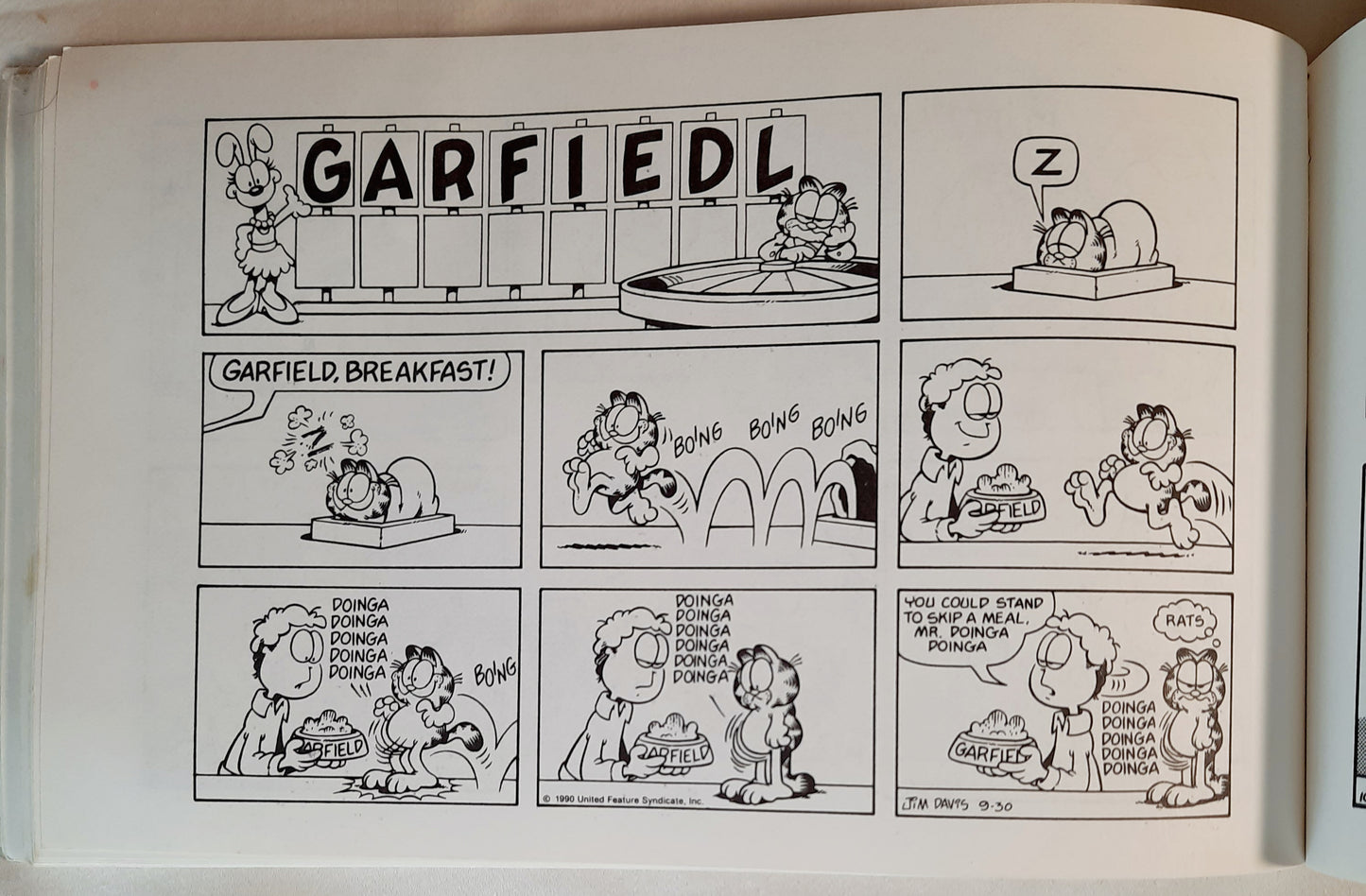 Garfield Says a Mouthful: His 21st Book by Jim Davis (Very good, 1991, Pbk, Ballantine Books)