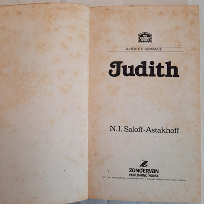 Judith, Martyred Missionary of Russia: A True Story by N.I. Saloff-Astakhoff (Good, 1977, Pbk, 136 pages, Zondervan)