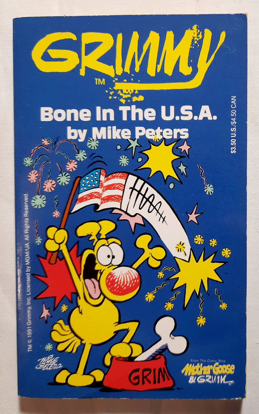 Grimmy: Bone in the U.S.A. by Mike Peters (Very Good, 1992, Pbk, Tom Doherty Associates)