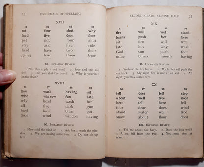 Essentials of Spelling by Henry Carr Pearson; Henry Suzzallo (Acceptable, 1919, HC, 84 pages, American Book Company)