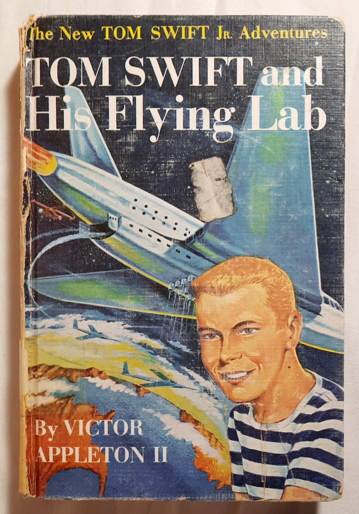 Tom Swift and His Flying Lab by Victor Appleton II (Good, 1954, HC, 208 pages, Grosset & Dunlap)