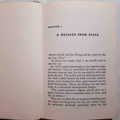 Tom Swift and His Flying Lab by Victor Appleton II (Good, 1954, HC, 208 pages, Grosset & Dunlap)