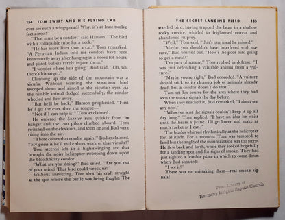 Tom Swift and His Flying Lab by Victor Appleton II (Good, 1954, HC, 208 pages, Grosset & Dunlap)