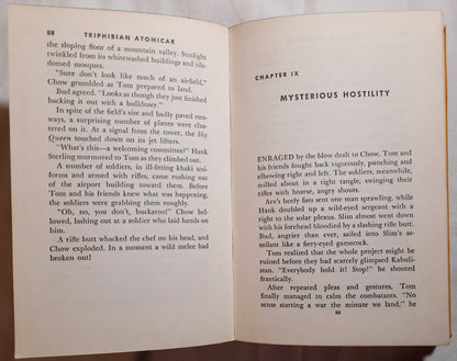 Tom Swift and His Triphibian Atomicar by Victor Appleton II (Good, 1962, HC, 188 pages, Grosset & Dunlap)