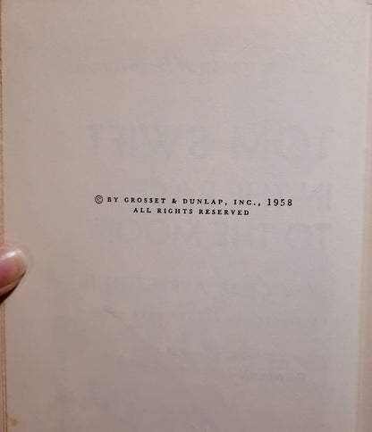 Tom Swift and the Race to the Moon by Victor Appleton II (Very Good, 1958, HC, 180 pages, Grosset & Dunlap)