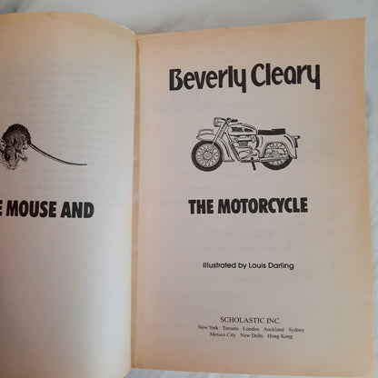 The Mouse and the Motorcycle by Beverly Cleary (Acceptable, 1998, Pbk, 158 pages, Scholastic)