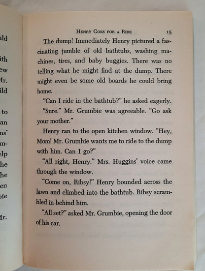 Henry and the Clubhouse by Beverly Cleary (Good, 1989, Pbk, 192 pages, Avon Camelot)