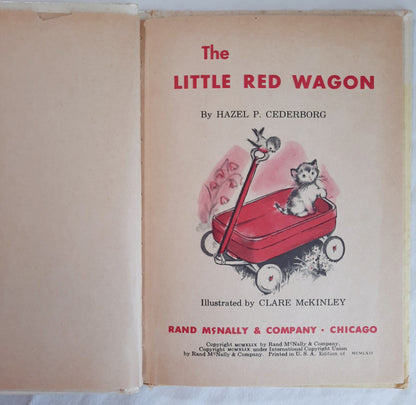 The Little Red Wagon by Hazel P. Cederborg (Acceptable, 1962, HC, Rand McNally Junior Elf Book)